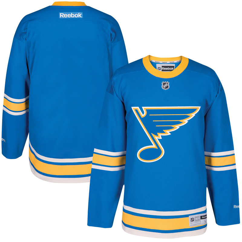 Men St. Louis Blues Reebok 2017 Winter Classic Premier Blank Jersey->st.louis blues->NHL Jersey